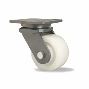 HAMILTON S-WH-4WNB-4SL-FB Standard Plate Caster, 4 Inch Dia, 5 5/8 Inch Height, Swivel, 2 Inch Wheel Width | CR3NME 45RH66