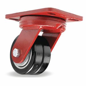 HAMILTON S-ZFHS-4SWC75D Kingpinless Plate Caster, 4 Inch Dia, 5 5/8 Inch Height, Swivel Caster, A | CR3NKB 45AN32