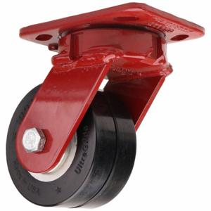 HAMILTON S-ZFWH-4SWF70D Plate Caster, 4 Inch Dia, 5 5/8 Inch Height, Extra Hard | CR3NRP 797PC0