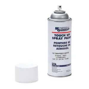 HAMMOND 1413WH9003 Touch-Up Paint, 12 Ounce Spray,White | CV7UPV