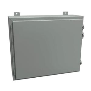 HAMMOND 1418ER8 Enclosure, 20 x 24 x 8 Inch Size, Wall Mount, Carbon Steel, Ansi 61 Gray | CV7JGG