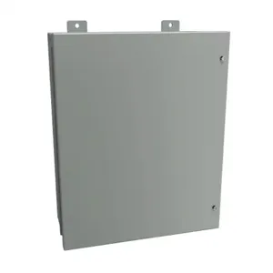 HAMMOND 1418JC7 Enclosure, 20 x 16 x 7 Inch Size, Wall Mount, Carbon Steel, Ansi 61 Gray | CV7JGY