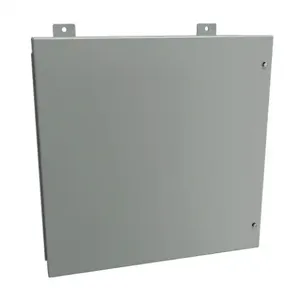 HAMMOND 1418JD7 Enclosure, 20 x 20 x 7 Inch Size, Wall Mount, Carbon Steel, Ansi 61 Gray | CV7JHA