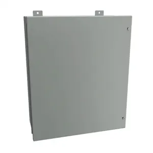 HAMMOND 1418JE9 Enclosure, 24 x 20 x 9 Inch Size, Wall Mount, Carbon Steel, Ansi 61 Gray | CV7JHD