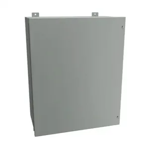 HAMMOND 1418JK13 Enclosure, 30 x 24 x 13 Inch Size, Wall Mount, Carbon Steel, Ansi 61 Gray | CV7JHK