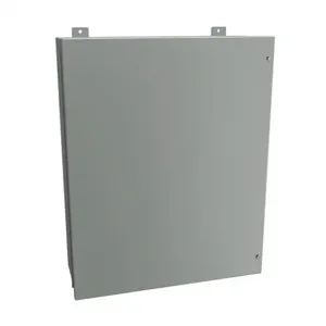 HAMMOND 1418JK9 Enclosure, 30 x 24 x 9 Inch Size, Wall Mount, Carbon Steel, Ansi 61 Gray | CV7JHM