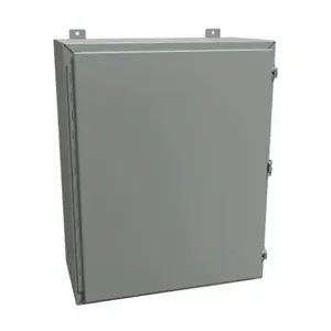 HAMMOND 1418K12 Enclosure, 30 x 24 x 12 Inch Size, Wall Mount, Carbon Steel, Ansi 61 Gray | CV7JHP