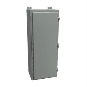 HAMMOND 1418KA8 Enclosure, 30 x 12 x 8 Inch Size, Wall Mount, Carbon Steel, Ansi 61 Gray | CV7JHW