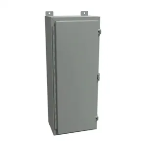 HAMMOND 1418KA8 Enclosure, 30 x 12 x 8 Inch Size, Wall Mount, Carbon Steel, Ansi 61 Gray | CV7JHW