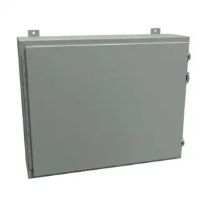 HAMMOND 1418KR8 Enclosure, 24 x 30 x 8 Inch Size, Wall Mount, Carbon Steel, Ansi 61 Gray | CV7JHZ