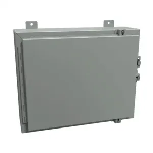 HAMMOND 1418N4CR6 Enclosure, 16 x 20 x 6 Inch Size, Wall Mount, Carbon Steel, Ansi 61 Gray | CV7JJQ