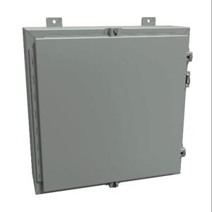 HAMMOND 1418N4D6 Enclosure, 20 x 20 x 6 Inch Size, Wall Mount, Carbon Steel, Ansi 61 Gray | CV7JJR