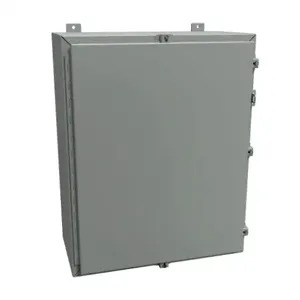 HAMMOND 1418N4K12 Enclosure, 30 x 24 x 12 Inch Size, Wall Mount, Carbon Steel, Ansi 61 Gray | CV7JKG