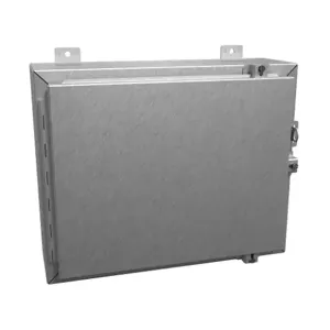 HAMMOND 1418N4SSCR6 Enclosure, 16 x 20 x 6 Inch Size, Wall Mount, 304 Stainless Steel, #4 Brush Finish | CV7JLV