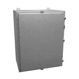 HAMMOND 1418N4SSK16 Enclosure, 30 x 24 x 16 Inch Size, Wall Mount, 304 Stainless Steel, #4 Brush Finish | CV7JML