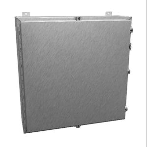 HAMMOND 1418N4SSKK8 Enclosure, 30 x 30 x 8 Inch Size, Wall Mount, 304 Stainless Steel, #4 Brush Finish | CV7JMN