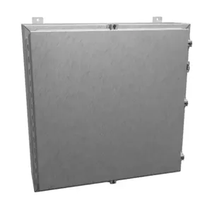 HAMMOND 1418N4SSKK8 Enclosure, 30 x 30 x 8 Inch Size, Wall Mount, 304 Stainless Steel, #4 Brush Finish | CV7JMN