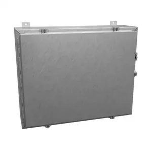 HAMMOND 1418N4SSKR8 Enclosure, 24 x 30 x 8 Inch Size, Wall Mount, 304 Stainless Steel, #4 Brush Finish | CV7JMP