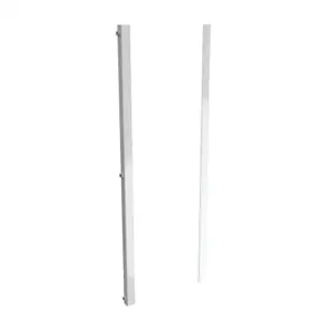 HAMMOND 1418WFHP Enclosure Rack Mounting Angle, Carbon Steel, White, Powder Coat Finish, Pack Of 2 | CV7BZT