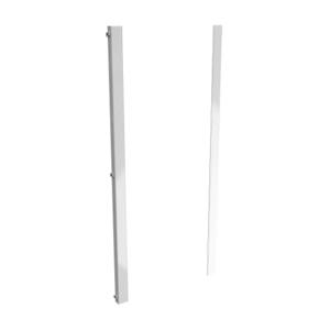 HAMMOND 1418XFHP Enclosure Rack Mounting Angle, Carbon Steel, White, Powder Coat Finish, Pack Of 2 | CV7BZV