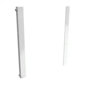 HAMMOND 1418XHHP Enclosure Rack Mounting Angle, Carbon Steel, White, Powder Coat Finish, Pack Of 2 | CV7BZW