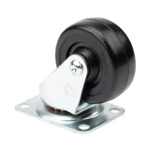 HAMMOND 1425BM Caster Set, 700Lb Capacity, Zinc-Plated Swivel Casters And Mounting Hardware | CV7FCB