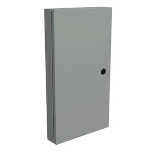 HAMMOND 1481SDH2416 Universal Deep-Hinged Door, 22.19 x 12.14 x 2.75 Inch Size, Carbon Steel, Ansi 61 Gray | CV7HGE