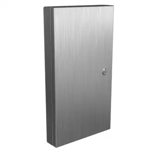 HAMMOND 1481SSDH2416 Universal Deep-Hinged Door, 22.19 x 12.14 x 2.75 Inch Size, 316L Stainless Steel | CV7HGR