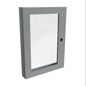 HAMMOND 1481WDH2420 Universal Deep-Hinged Door, 22.19 x 16.14 x 2.75 Inch Size, Carbon Steel, Ansi 61 Gray | CV7HHE