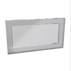 HAMMOND 1481WFL52 Enclosure Window, 5.50 x 3 Inch Window, Scratch-Resistant Polycarbonate | CV8EWA