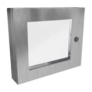 HAMMOND 1481WSSDH1418 Universal Deep-Hinged Door, 12.19 x 14.56 x 2.75 Inch Size, 316L Stainless Steel | CV7HHJ