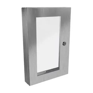 HAMMOND 1481WSSDH2016 Universal Deep-Hinged Door, 18.19 x 12.14 x 2.75 Inch Size, 316L Stainless Steel | CV7HHL