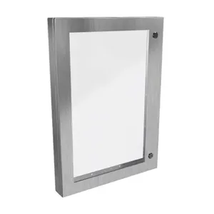 HAMMOND 1481WSSDH3024 Universal Deep-Hinged Door, 28.19 x 20.14 x 2.75 Inch Size, 316L Stainless Steel | CV7HHQ