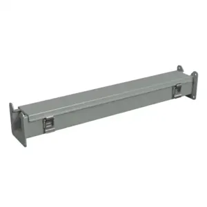 HAMMOND 1485B24 Lay-In Wireway, 2.5 x 2.5 x 24 Inch Size, Carbon Steel, Ansi 61 Gray | CV8EXY