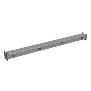 HAMMOND 1485B48 Lay-In Wireway, 2.5 x 2.5 x 48 Inch Size, Carbon Steel, Ansi 61 Gray | CV8EYA