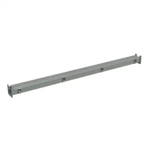 HAMMOND 1485B60 Lay-In Wireway, 2.5 x 2.5 x 60 Inch Size, Carbon Steel, Ansi 61 Gray | CV8EYC