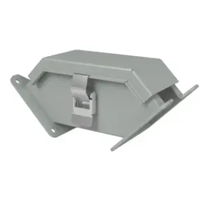 HAMMOND 1485B9Q Lay-In Wireway Fitting, 90-Deg. Elbow, 2.5 x 2.5 Inch Size, Outside Opening | CV7MDW