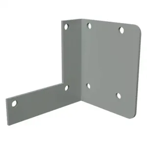 HAMMOND 1485BL2 Wireway Bracket Hanger, 2.5 x 2.5 Inch Size, Carbon Steel, Ansi 61 Gray | CV7QBN