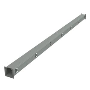 HAMMOND 1485C120 Lay-In Wireway, 4 x 4 x 120 Inch Size, Carbon Steel, Ansi 61 Gray, Quick-Release Clamps | CV8EYE