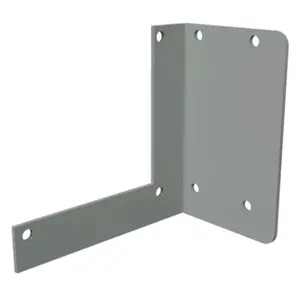 HAMMOND 1485CL2 Wireway Bracket Hanger, 4 x 4 Inch Size, Carbon Steel, Ansi 61 Gray | CV7QBQ