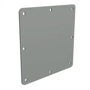 HAMMOND 1485DH Wireway Fitting, Cover Plate, 6 x 6 Inch Size, Carbon Steel, Ansi 61 Gray, Nema 12 | CV7MGD