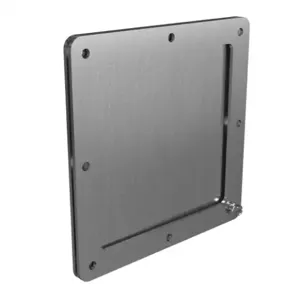 HAMMOND 1487DHSS Wireway Fitting, Cover Plate, 6 x 6 Inch Size, 304 Stainless Steel, Nema 4/4X/12 | CV7MKF