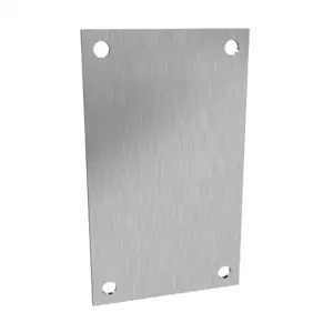 HAMMOND 14R0503SS Subpanel, 304 Stainless Steel, #4 Brush Finish | CV7ZXP