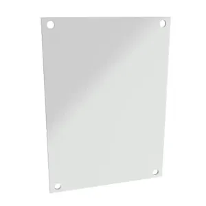 HAMMOND 14R0705 Subpanel, Carbon Steel, White, Powder Coat Finish | CV7ZXT