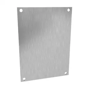 HAMMOND 14R0705SS Subpanel, 304 Stainless Steel, #4 Brush Finish | CV7ZXU