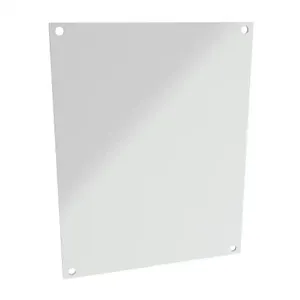 HAMMOND 14R0907 Subpanel, Carbon Steel, White, Powder Coat Finish | CV7ZXX