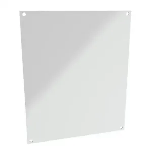 HAMMOND 14R1109 Subpanel, Carbon Steel, White, Powder Coat Finish | CV7ZYB