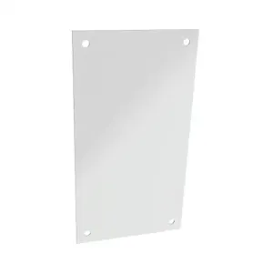 HAMMOND 18P1709 Subpanel, Carbon Steel, White, Powder Coat Finish | CV8ABU