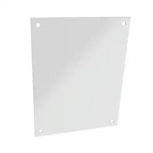 HAMMOND 18P1713 Subpanel, Carbon Steel, White, Powder Coat Finish | CV8ABV