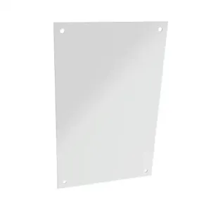 HAMMOND 18P2113 Subpanel, Carbon Steel, White, Powder Coat Finish | CV8ACA